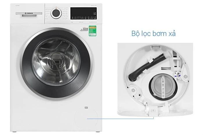 Máy Giặt Bosch WGG244A0SG Seri 6, 9kg; Màu Trắng